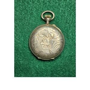 Antique Pocket watch ROSKOPF Cuervo Y Sobrinos Hunter 52mm Case Silver Working